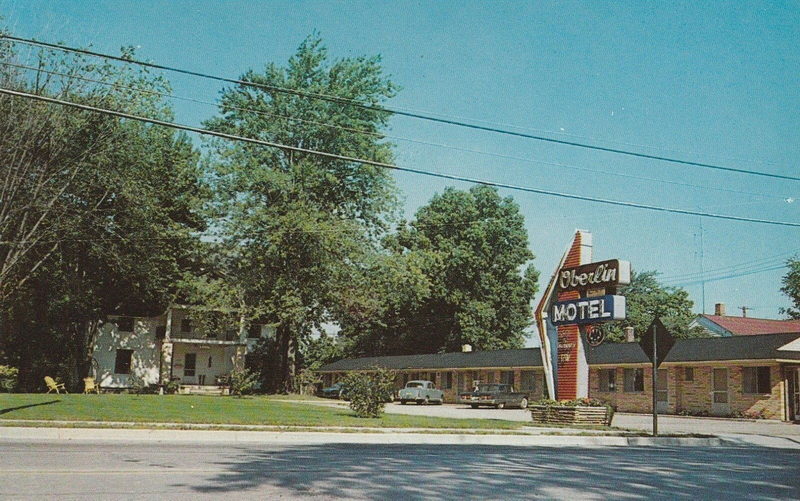 Oberlin Motel - Old Postcard (newer photo)